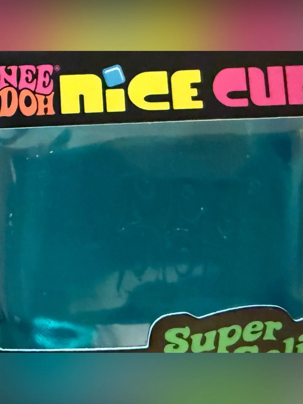 SCHYLLING NEEDOH TRENDING BLUE NICE CUBE SUPER SOLID SQUEEZE TOY NEW IN BOX